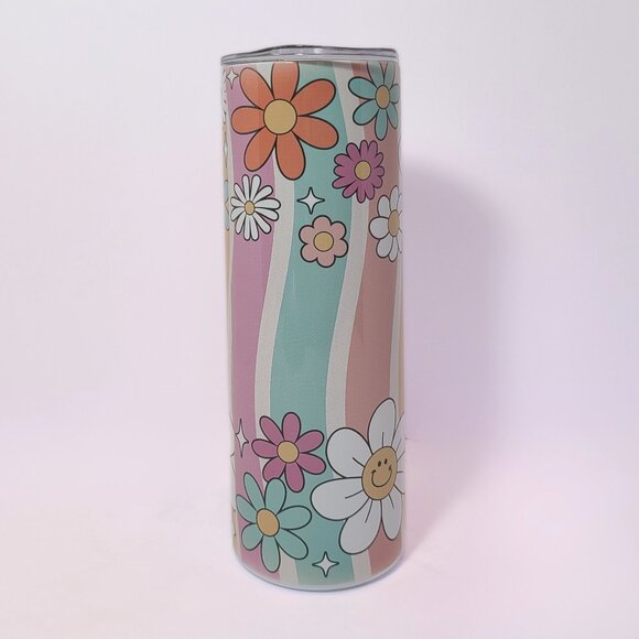 Groovy 20 oz Tumbler by Scott Heil – The Crowing Hen of Clayton 🌼 - Picture 3 of 6